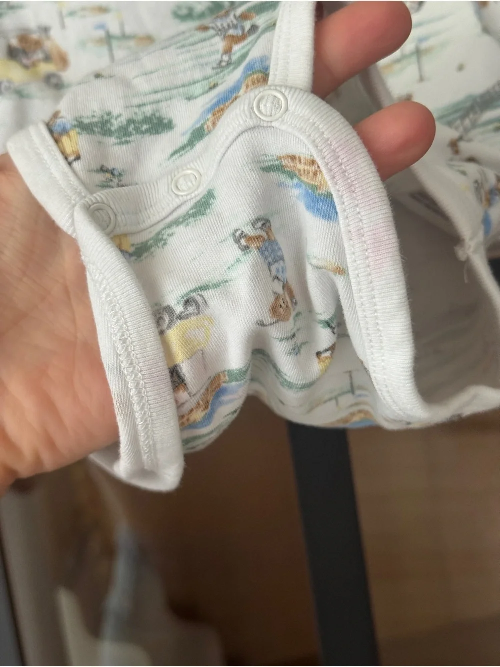 Ralph Lauren teddy bear onesie polo golf tennis countryclub baby girl boy unisex